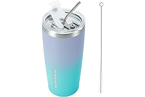BJPKPK Travel Coffee Mug with Straw: Your Oasis on the Go