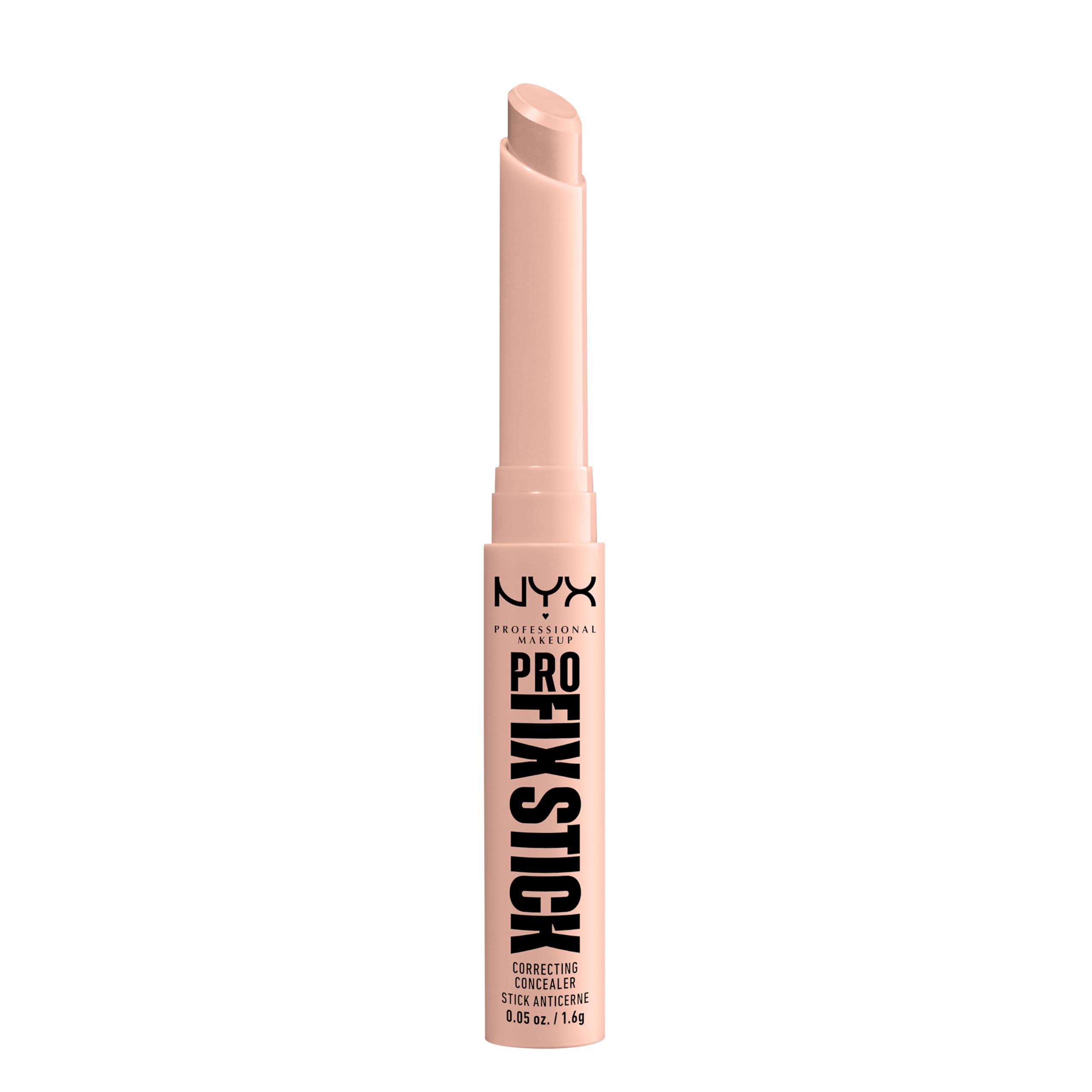Correcting Concealer Stick, Covers Blemishes, Dark Spots and Discolouration, 12H Wear, Vegan Formula, Pro Fix Stick