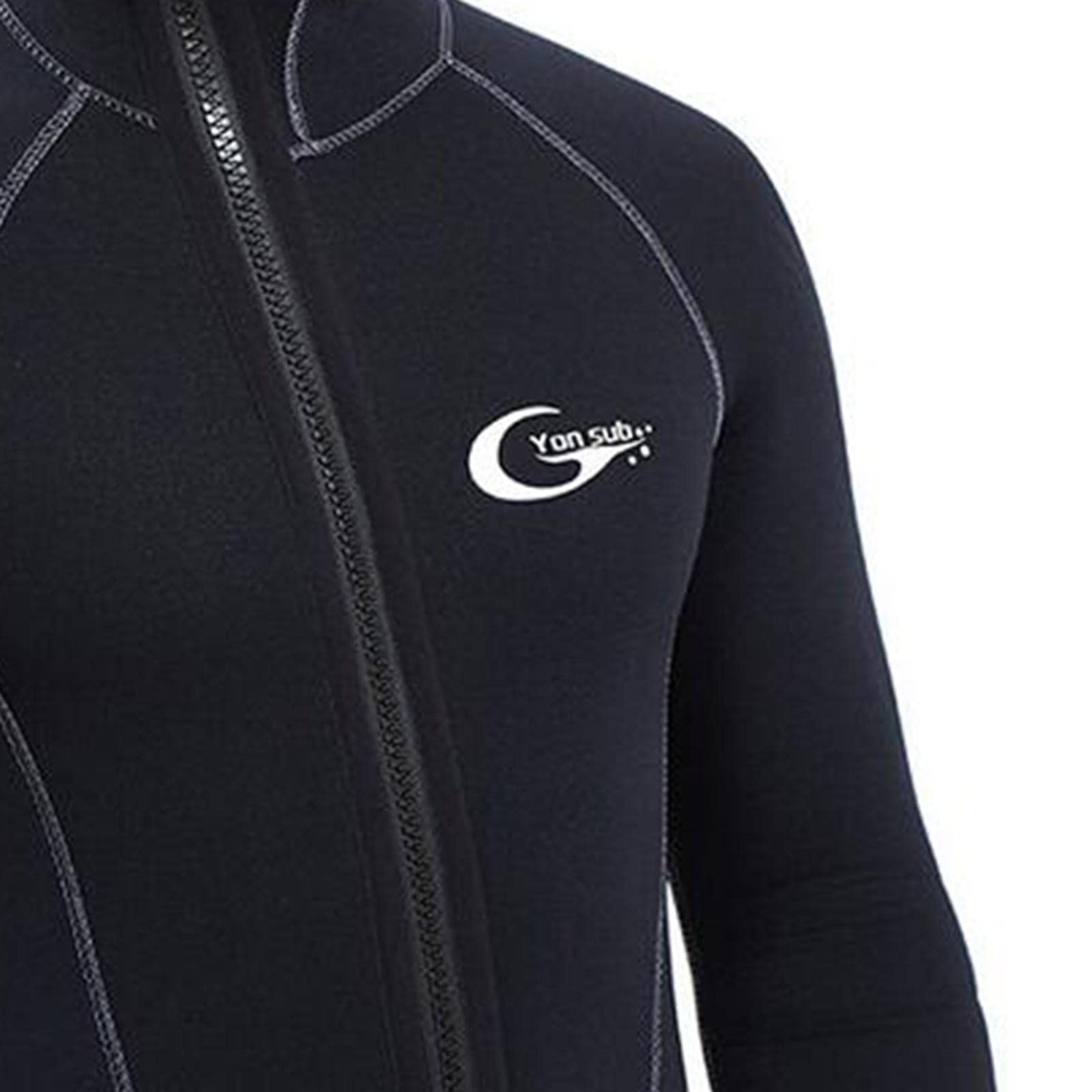Traje de Buceo Neopreno Unisex Monopieza con Capucha Cremallera Frontal Protección contra Rasguños Adecuado para Surf Deportes Acuáticos Esnórquel