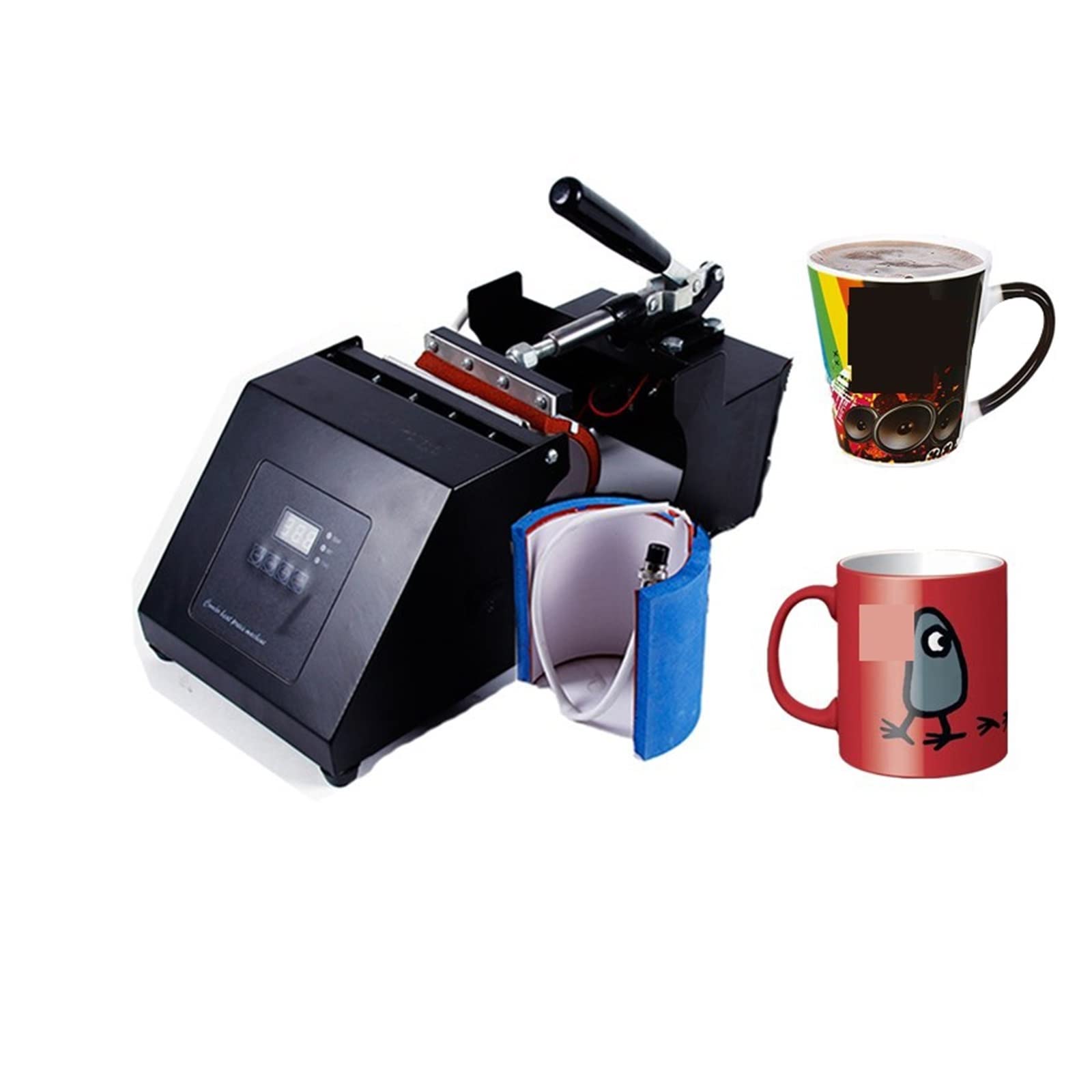 Pressa di Trasferimento, Macchina da 2 in 1 Tazza Premere Sublimation Premere la Macchina for trasferimento di Calore for Tazza di Tazza