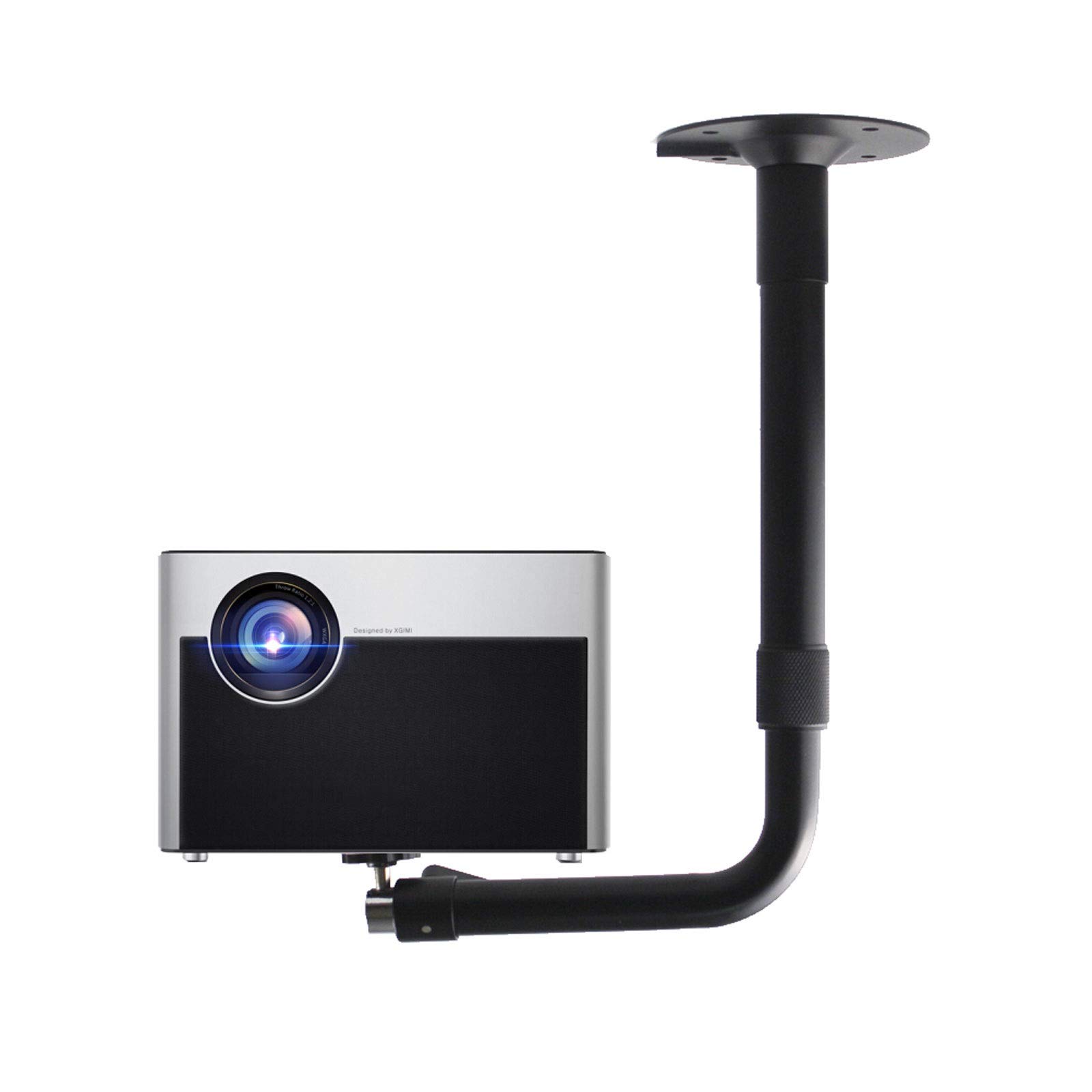 Soporte para Proyector Percha de Montaje en Pared del proyector - para proyectores cámaras - Proyección Ajustable de ángulo - Longitud 32-52cm / 12.6-20.5in, Negro Soportes para Proyectores