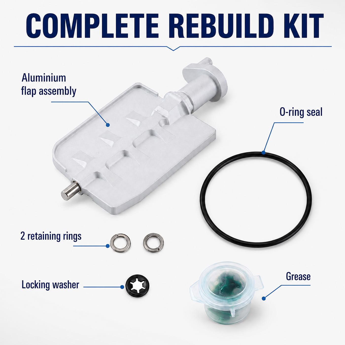 Set di Ricostruzione Valvola DISA per Auto E36 E39 E46 E53 E60 E65 E66 E83 | Lmq1698 Kit di Riparazione In Alluminio per Disco Valvola Disa di Aspirazione Motore M54 3.0 1999-2006