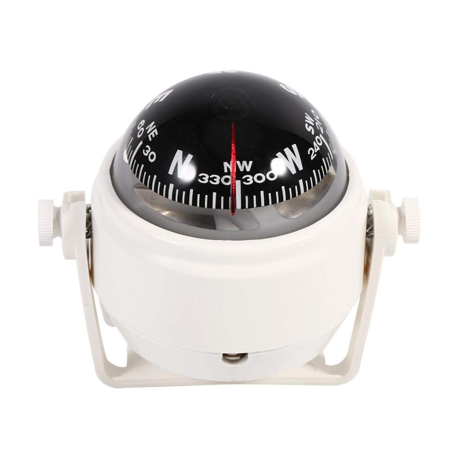 Qiilu Boussole Compass Multi-Purpose Marine Voyager à l'extérieur Convient Camion Caravane Bateau