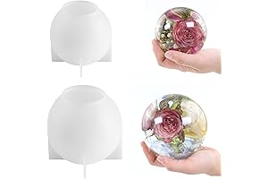 4.7'' & 4'' Large 1 1/2" Round Sphere Silicone Mold Set
