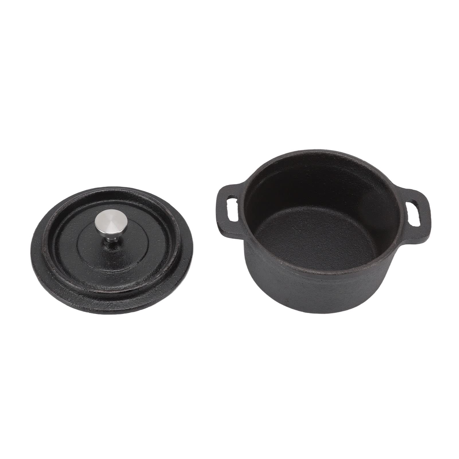 Pentola di Ferro Stufato, Forno Olandese Doppio Stile Tradizionale Addensato Manico Ergonomico Omic Isolamento Olla de Peltre para Teteros Cottura in Ghisa con Coperchio Diametro