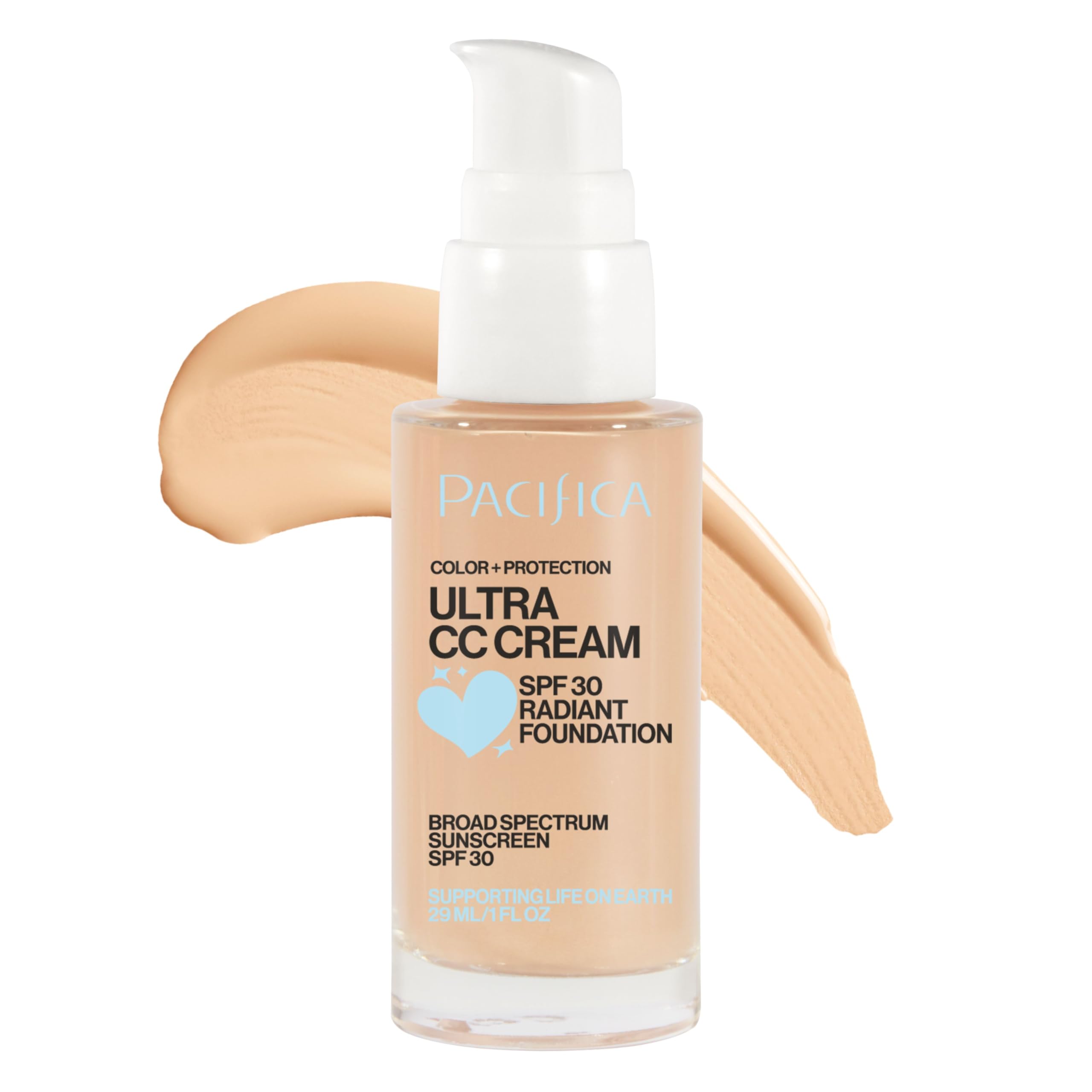 Amazon.com: Pacifica Ultra CC Cream Radiant Foundation SPF 17