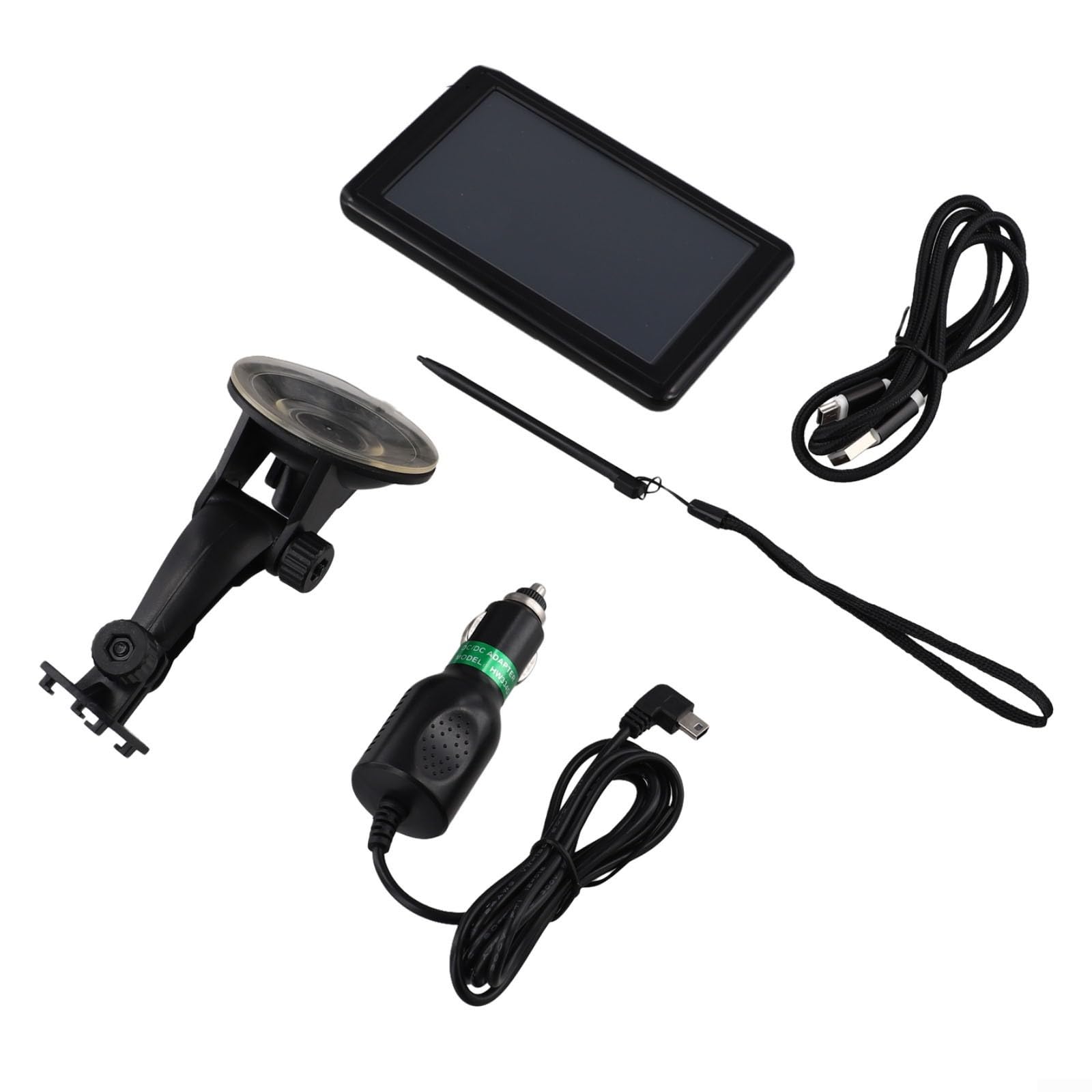 Dispositivo de vigilancia GPS de 5 pulgadas con mapas del Reino Unido, 8 GB 128 MB para RAM, TFT Di-splay 800 x 480, FM Se-nder, para coche, camión, M-otorrad, portátil para navegador con soporte