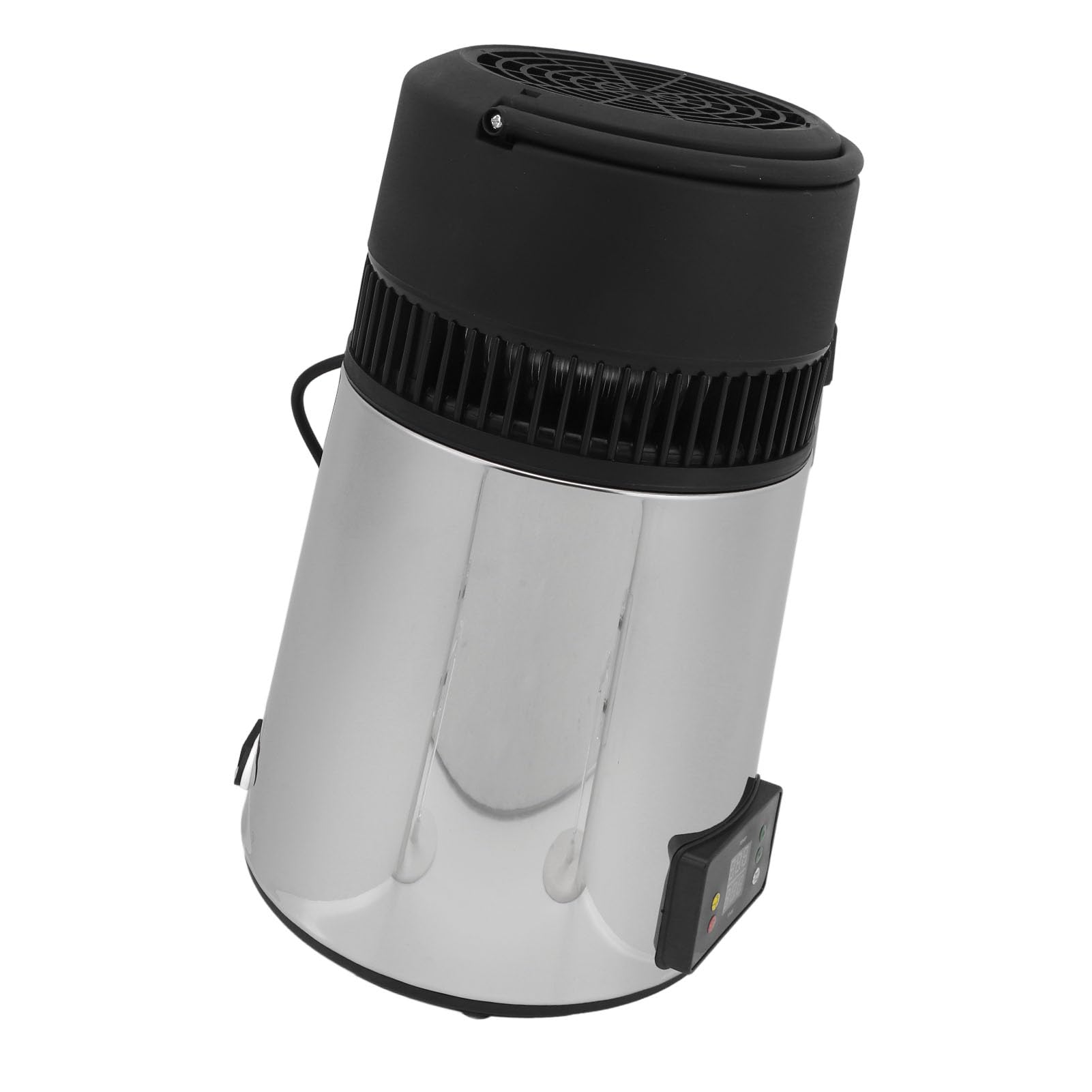 Fdit Destilador de Agua 750W 4L, Máquina Automática de Agua Destilada de Acero Inoxidable con Protección contra Sobretemperatura para Hogar, Cocina, Oficina, Laboratorio (Enchufe europeo 220V)