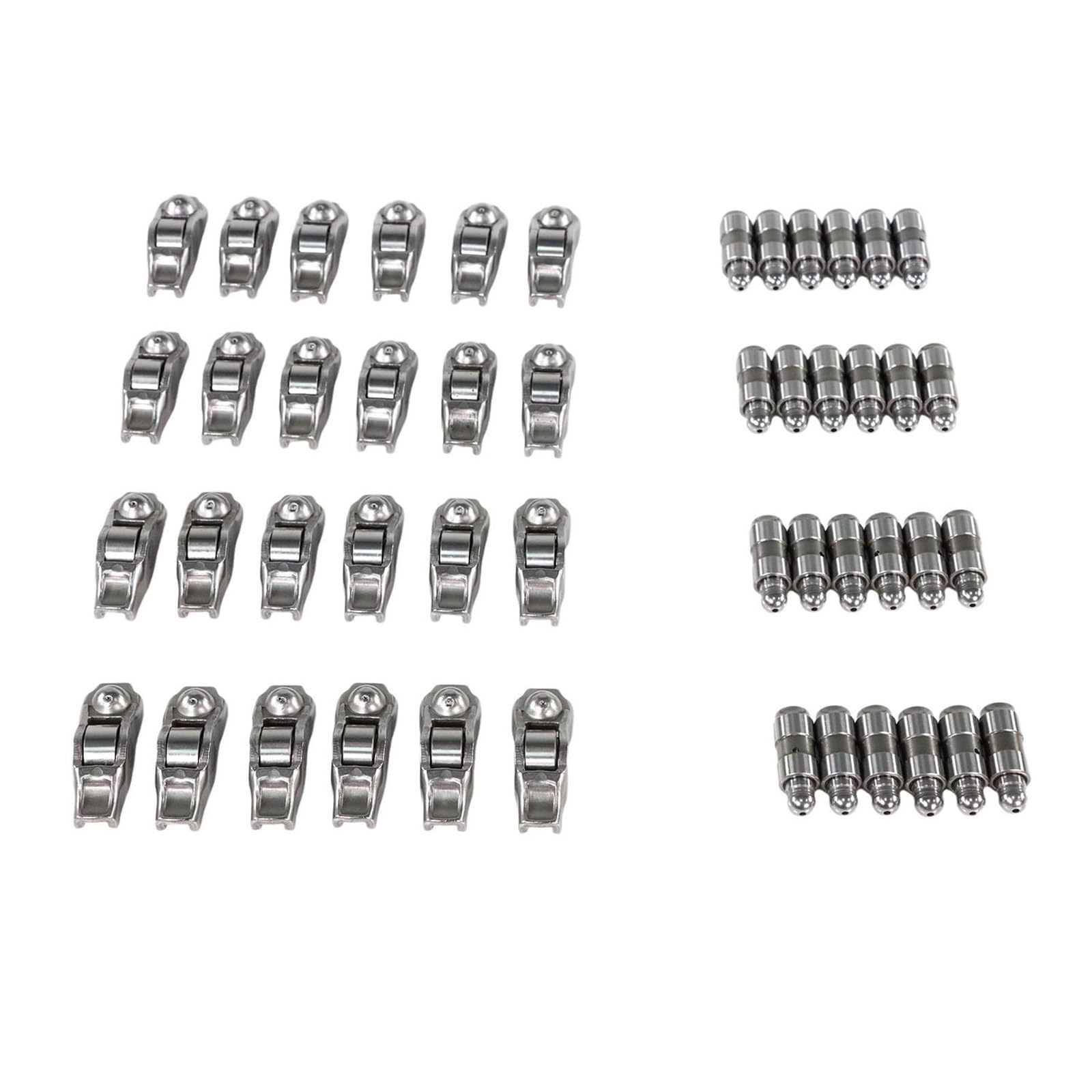 punteria scarico Adatto per Jeep Adatto per Dodge Adatto per Chrysler 3.2L 3.6L 2011-2020 Motore S 24 pezzi Bilancieri e 24 pezzi Kit punterie valvole