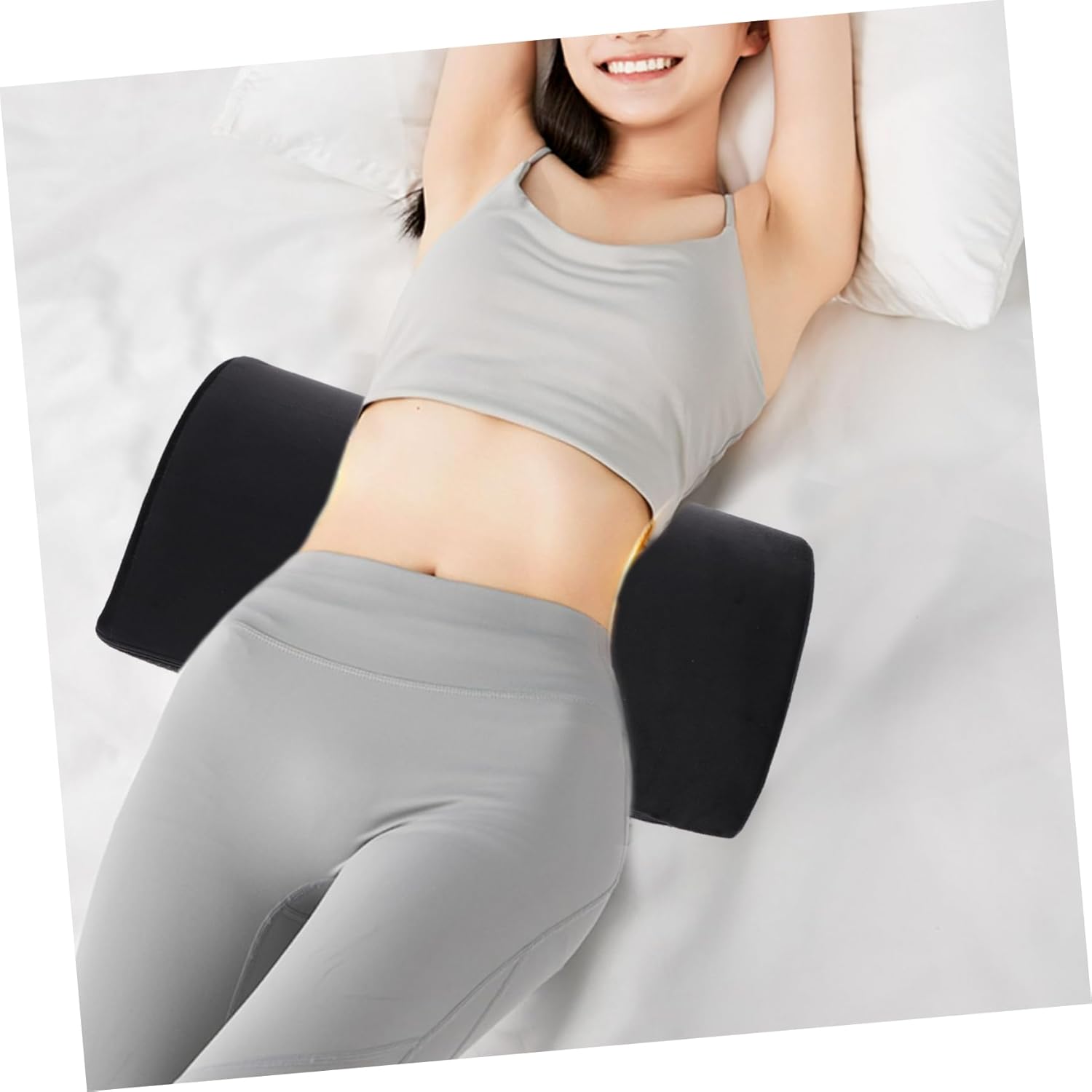 Memory Foam Lumbar Pillow for Orthopedic Pillow for Back Support Tailbone Pain Relief for Car and Bed