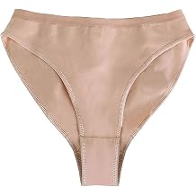 Daydance Girls Womens Ballet Briefs Tan Cotton Seamless Dance Underwear for Gymnastics, Daily Life