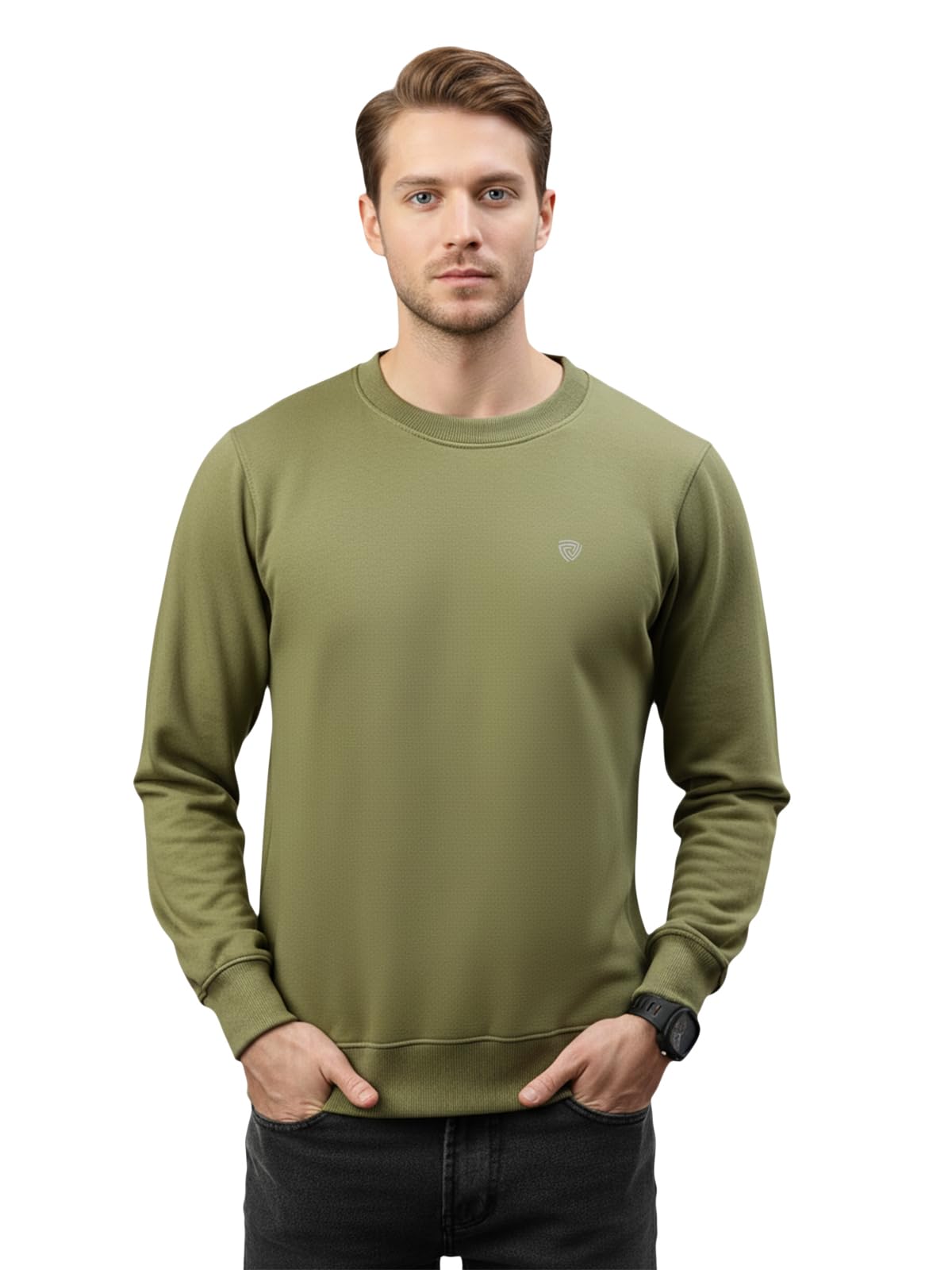 Men's Cotton Crew Neck Full Sleeve Sweatshirt | Sweatshirt for Men