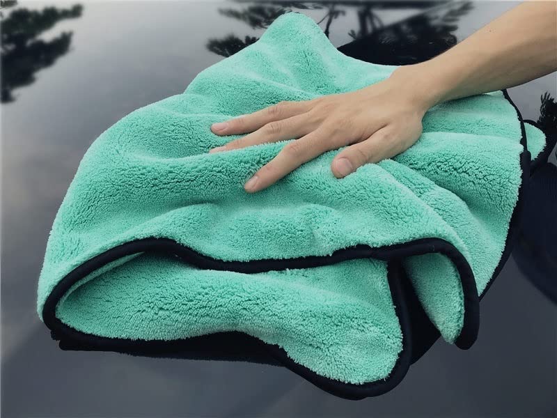 Panno per Pulizia in Microfibra 1400GSM Panno per Asciugatura in Microfibra Super Soft Premium Asciugamano per Lavaggio Auto Deluxe Ultra Assorbente Prodotti per la Pulizia (Color : 1, Size : 1 PC G