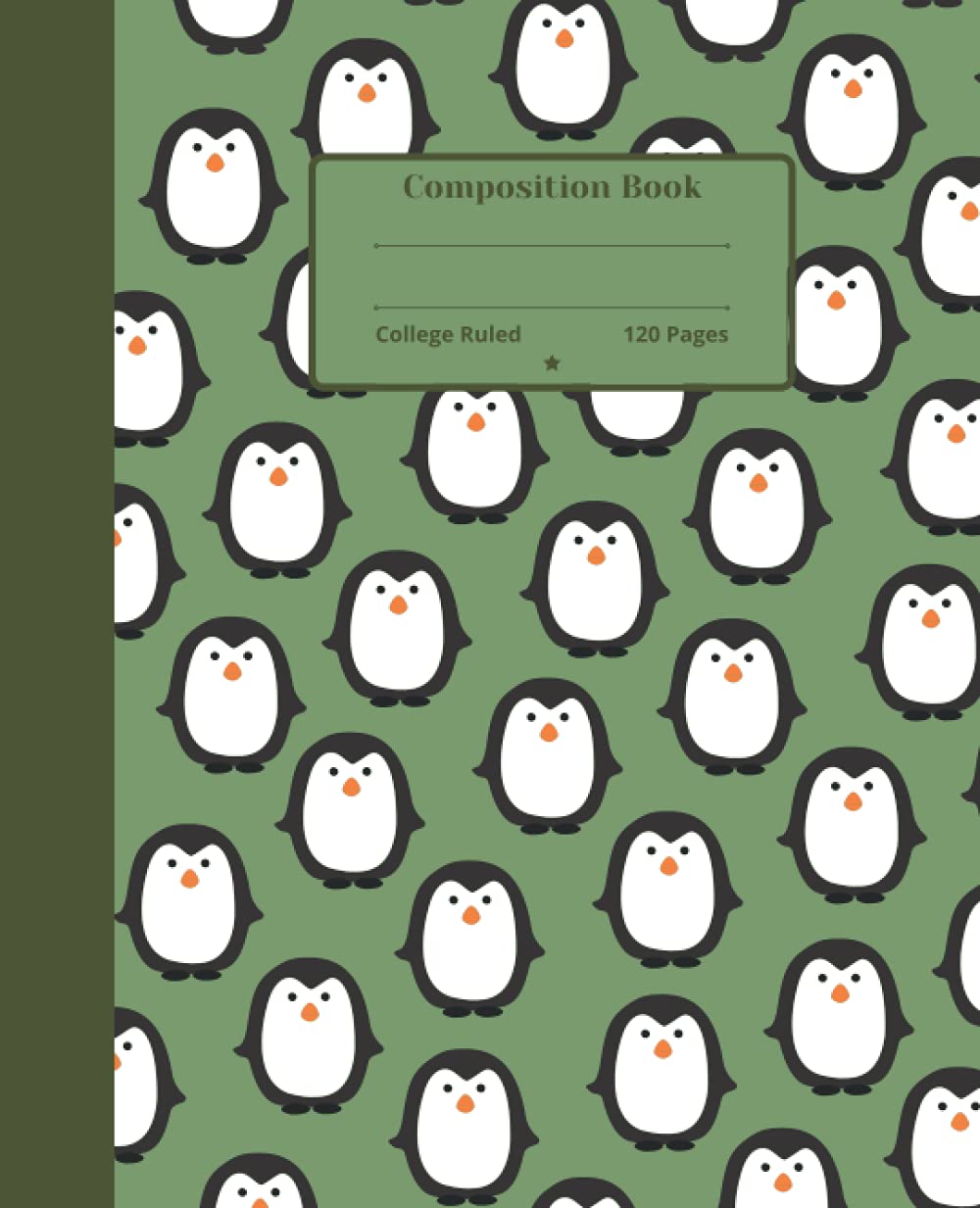 Cute Little Penguin Composition Notebook: Kawaii Penguin Composition Notebook College Ruled: Composition Notebook for Girls, Teens, Boys, Women 120Pges, Size: 7.5 x 9.25 inches (Cute Penguin Gifts)