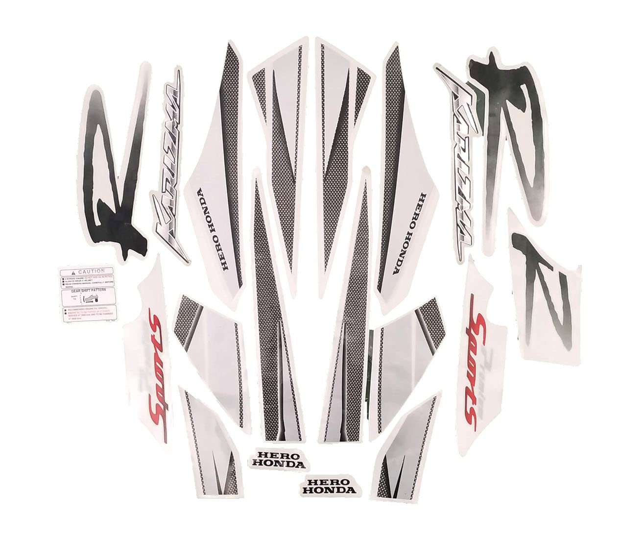 Motorcycle Bike Body Fancy Stickers & Decals kit Stickers for Karizma