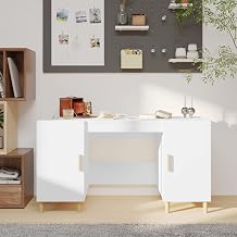 Lechnical Desk White 140x50x75 cm Engineered Wood,Desks,Computer Desk,Office Desk,Home Office Desk,Study Computer Desk NZ