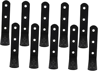ULTECHNOVO Angle Iron Right Angle Bracket 10pcs Metal Brackets for Wood Kitchen Cabinet Shelf l Brackets Heavy Duty Right Angle Joint Bracket L Shelf Brackets