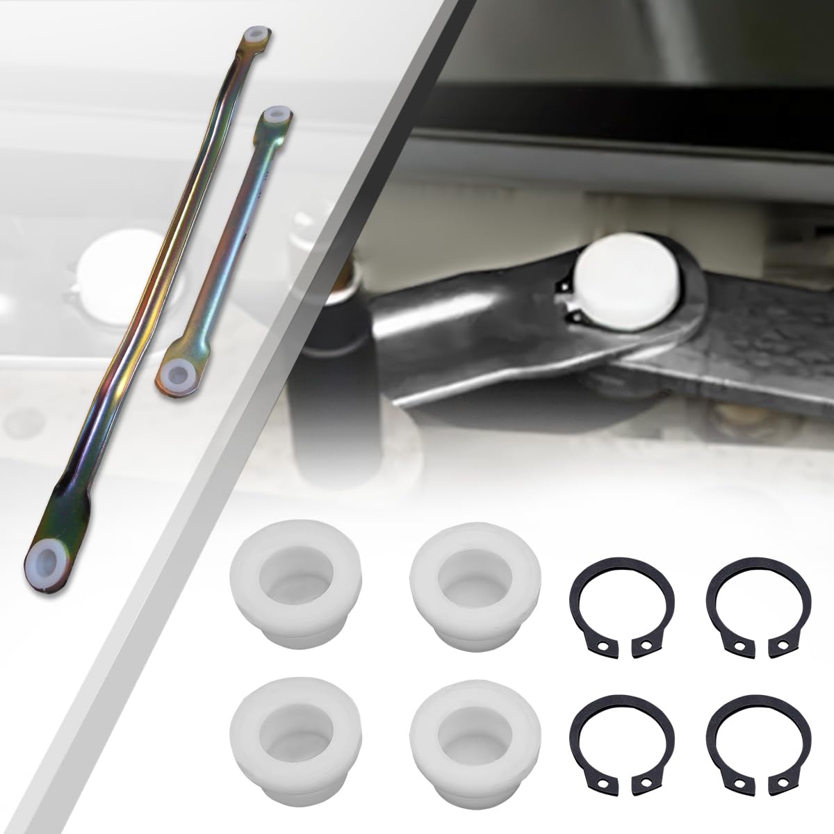 Kit 2 Bagues Liaison Essuie-Glace Voiture - Référence 215tt12 Ln85, Plastique