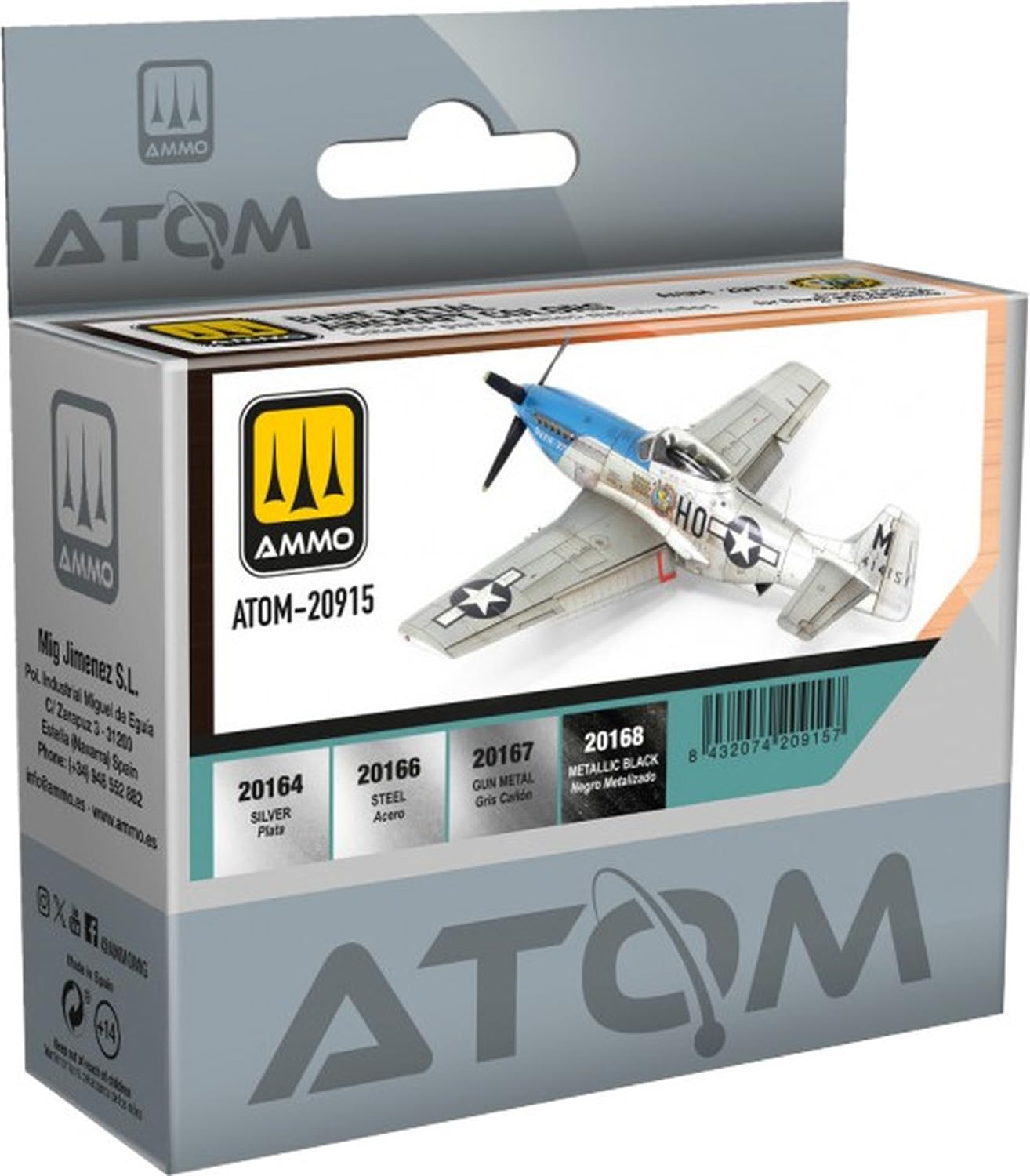 Amazon.com: AMMO by Mig Jimenez - ATOM Bare Metal Aircraft Colors
