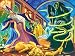 New York Puzzle Company - Harry Potter Dueling Wizards - 750 Piece Jigsaw Puzzle