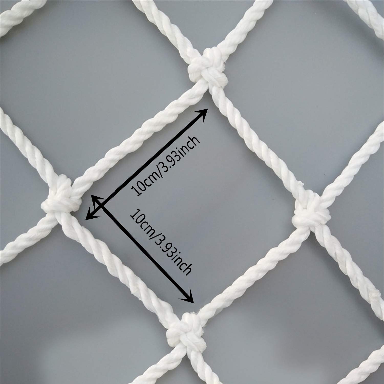 WGE Filet De Protection Contre Les Chutes, Filet De Protection pour Enfants - 1 MX 20 M (3 Pi X 65,6 Pi), Réseau De Remorques Fret pour Camions À Corde