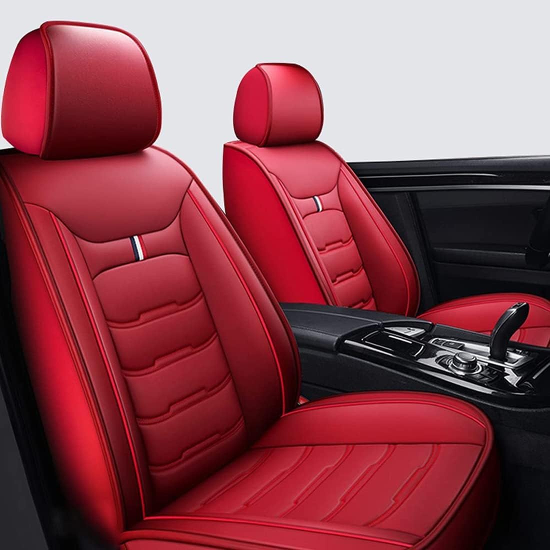 Luxury Leather Full Set Car Seat Covers for Audi TT Coupe 8N 2000-2006 - Universal Waterproof Interior Accessories, Non-Slip Protector Mats
