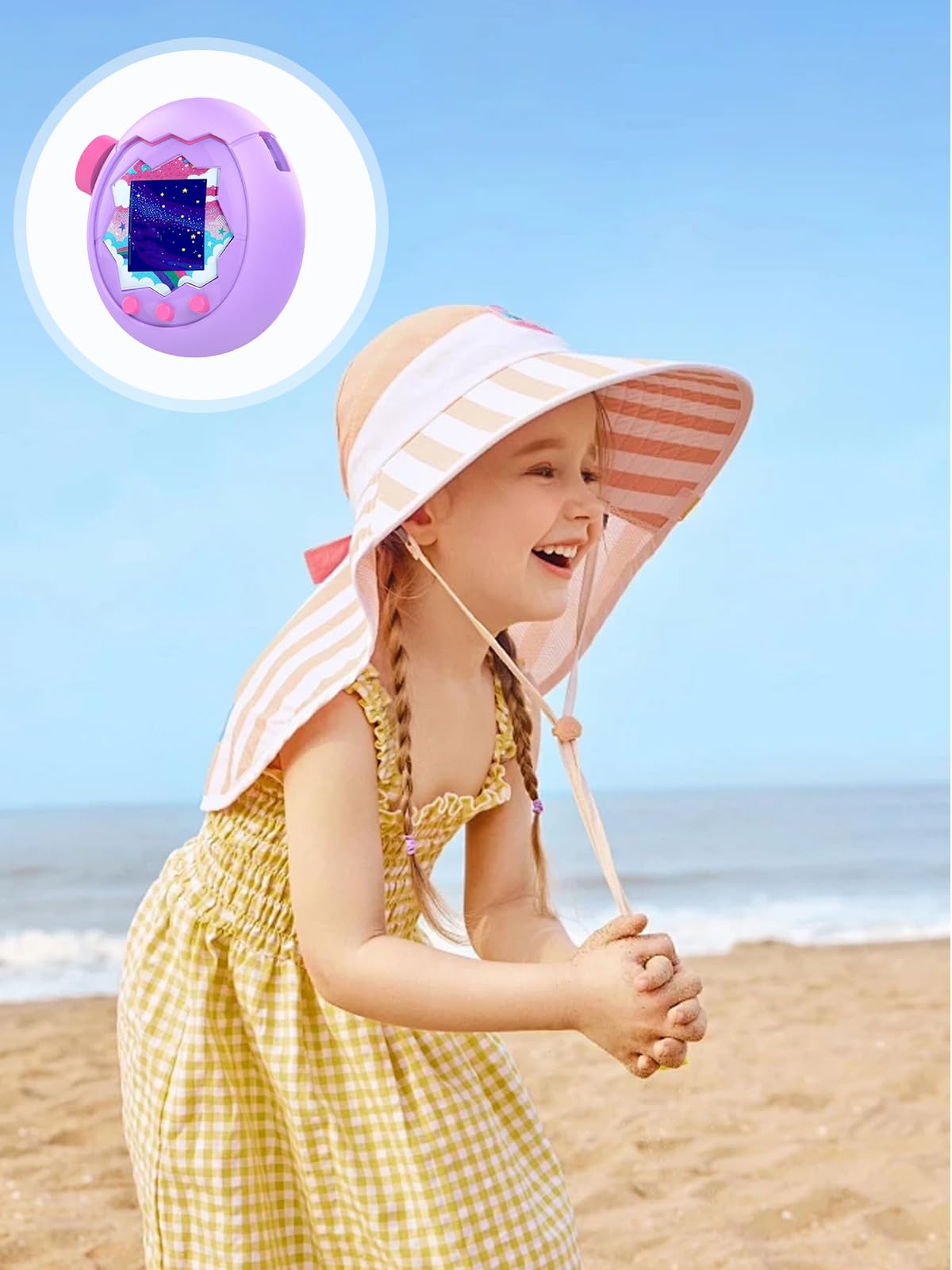 Silikonowe etui ochronne do Tamagotchi Paradise – miękkie etui odporne na upadki, struny i folia ochronna, elektroniczne akcesoria dla zwierząt domowych, ochrona maszyny do gry w Virtual Pet