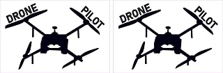 StickerTalk Drone Pilot Stickers, 1 Sheet of 2 Stickers, 3 inches by 2 inches Each