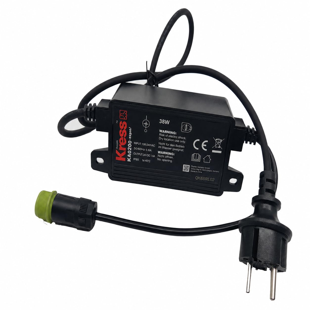 Kress KA0200 - Cargador para robot cortacésped Kress Mission KR100, KR101E, KR110, KR120, KR120, KR121
