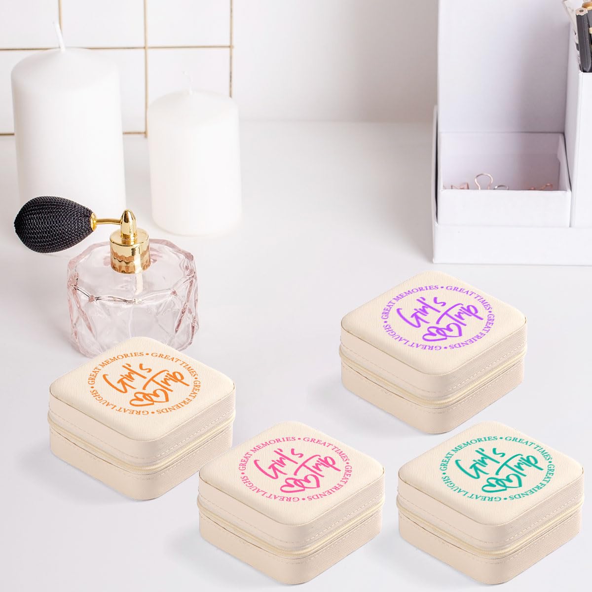Bonitas cajas de joyería y organizadores, regalos de viaje para niñas, organizador de joyas, estuche de viaje para joyas, caja de joyería pequeña para niñas, cajas organizadoras de anillos de