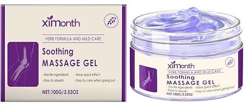 Miniatura 8 de Gel de masaje calmante para aliviar las articulaciones, gel morado que calma las rodillas, la lumbar, el cuello, las manos, los pies y las