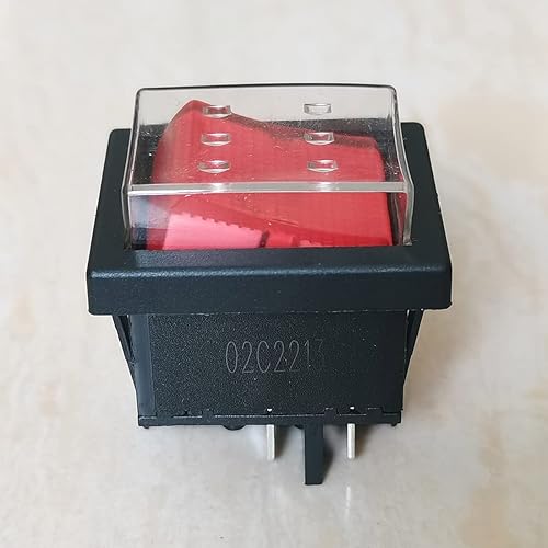 Miniatura 7 de 1 pieza KEDU HY12 Interruptor basculante ON Off Interruptores de botón pulsador con luz AC125V250V400V