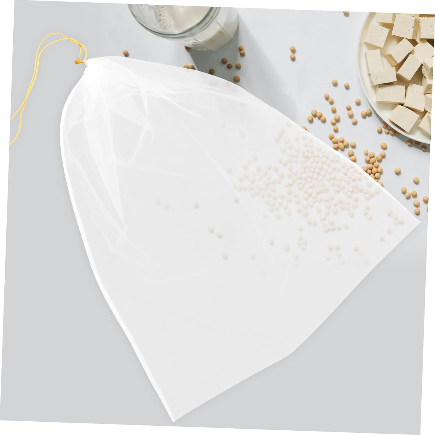 2pcs Nylon Mesh Honey Strainer Bags, 120 Grit Filter Net