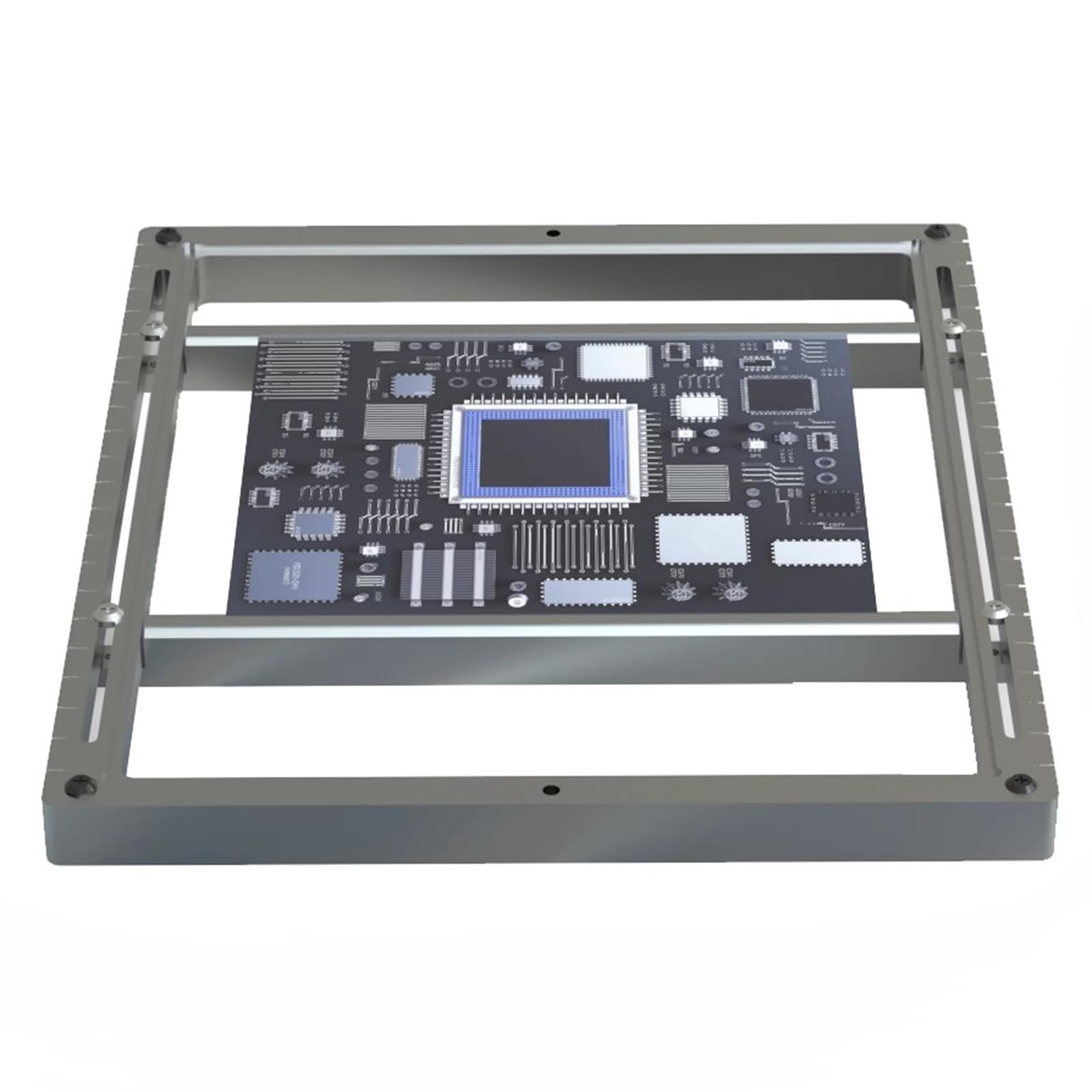 Universelle Leiterplatten-Lötvorrichtung, Verstellbarer Leiterplattenträger Aus Aluminiumlegierung, Innendurchmesser 205 X 160 X 15 Mm, Für SMT/DIP-Lötmontage