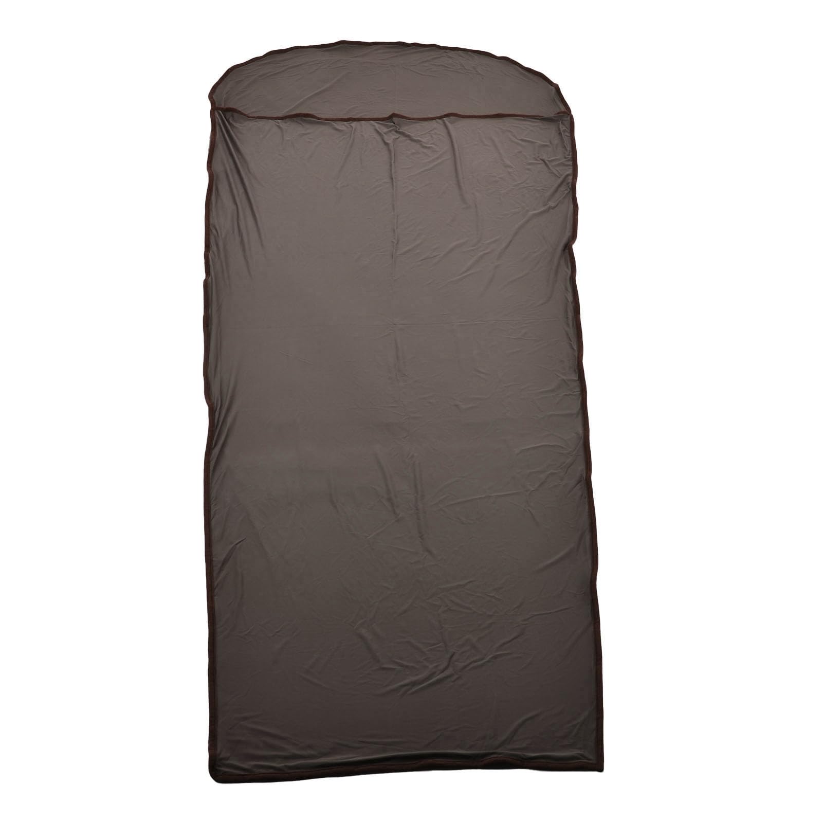 Niiyen Sleeping Bag Liner Sleeping Sack Liner Travel Sheets for Camp Bedding Elastic Sleeping Bag Liner Camping Sleeping Bag for Outdoor Camping (Gray)
