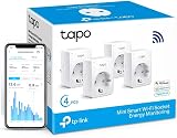 Tapo Prise Connectée Alexa WiFi, Suivi de Conso 16A Type F P110 4 pièces - 1