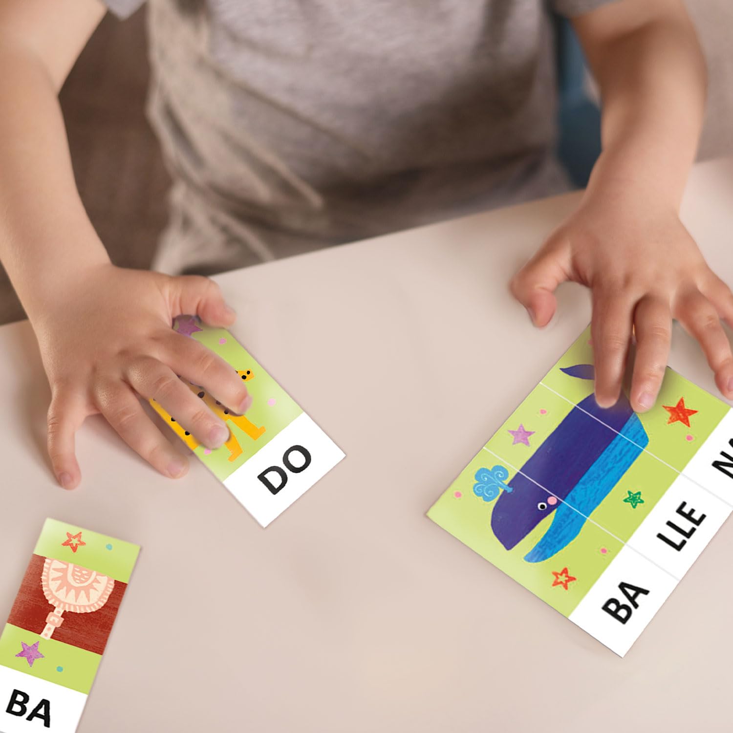 Headu Fantasyllabes Joue avec Les Sillabes Et Créer des Animaux Fantastiques It51548 Jeu Éducatif pour Enfants 3-6 Ans Fabriqué en Italie
