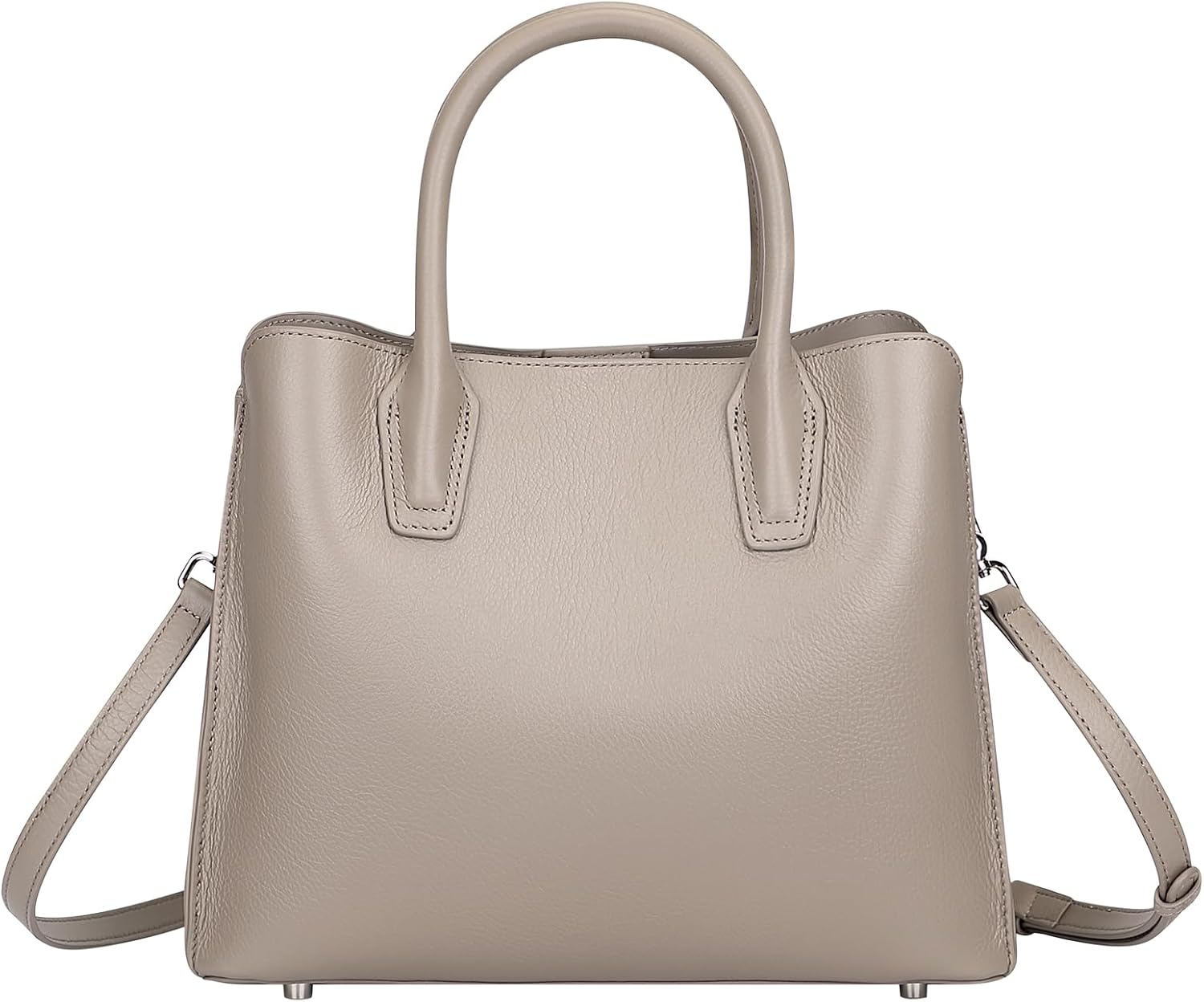Over Earth Genuine Leather Satchel Bags for Women Medium Top Handle Handbags Classic Crossbody Bag