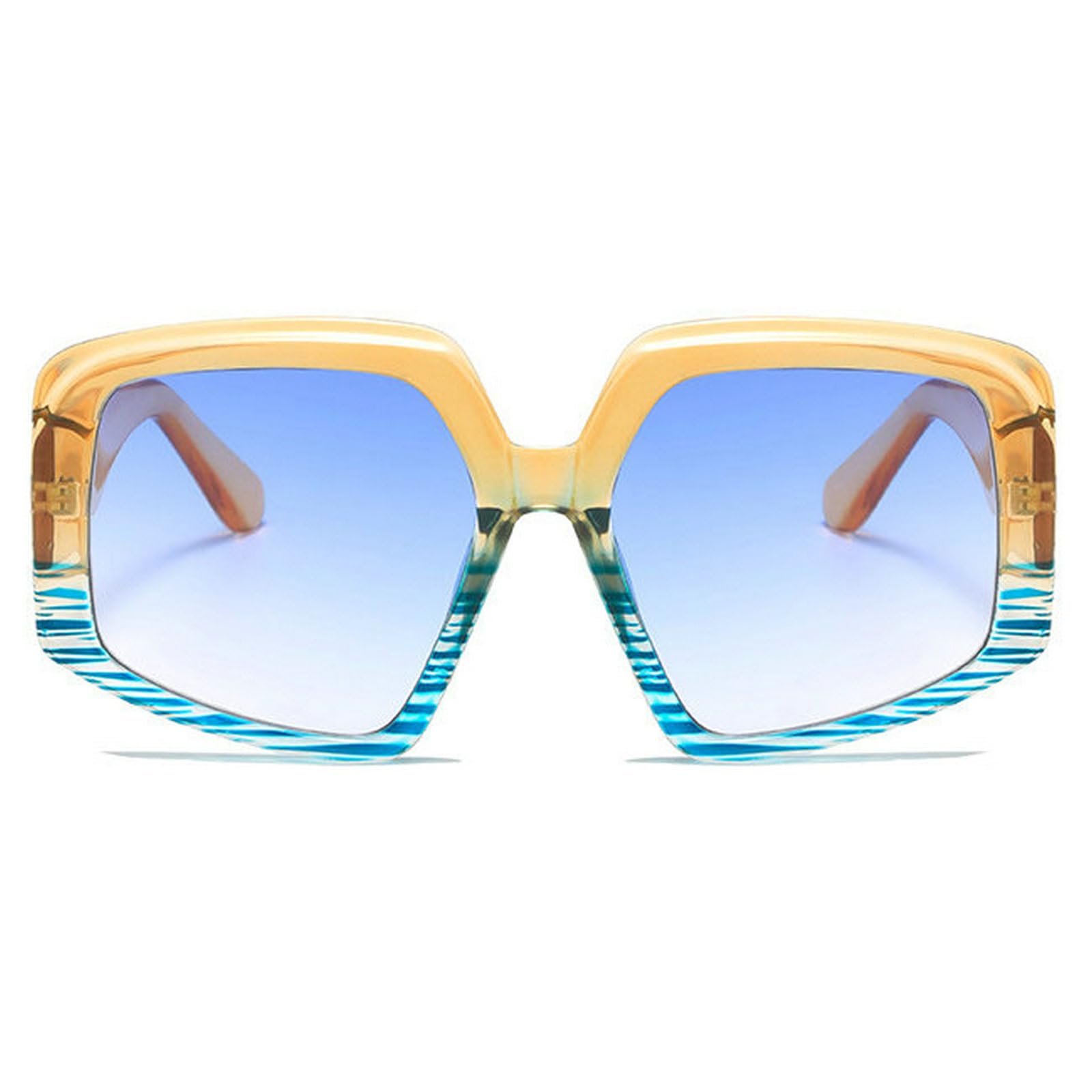 COTIA Cat Eye Vintage Oversized Sunglasses Women Men Irregular Polygon Fashion Personality Cateye Sun Glasses Eyewear