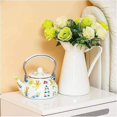 Miniatura 6 de HaveFun Tetera de vidrio para tetera de 24 litros de porcelana olla de inducción de gas universal taza de té