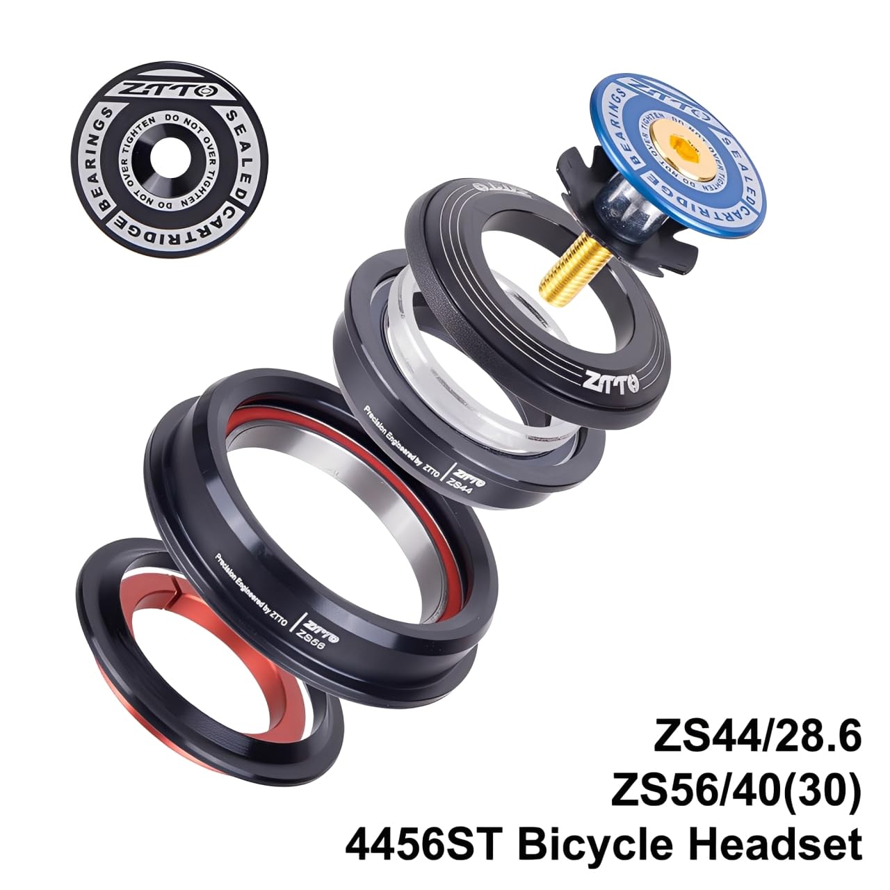 Amazon.com : ZTTO Bike Headset, 44mm 56mm MTB Threadless Sealed