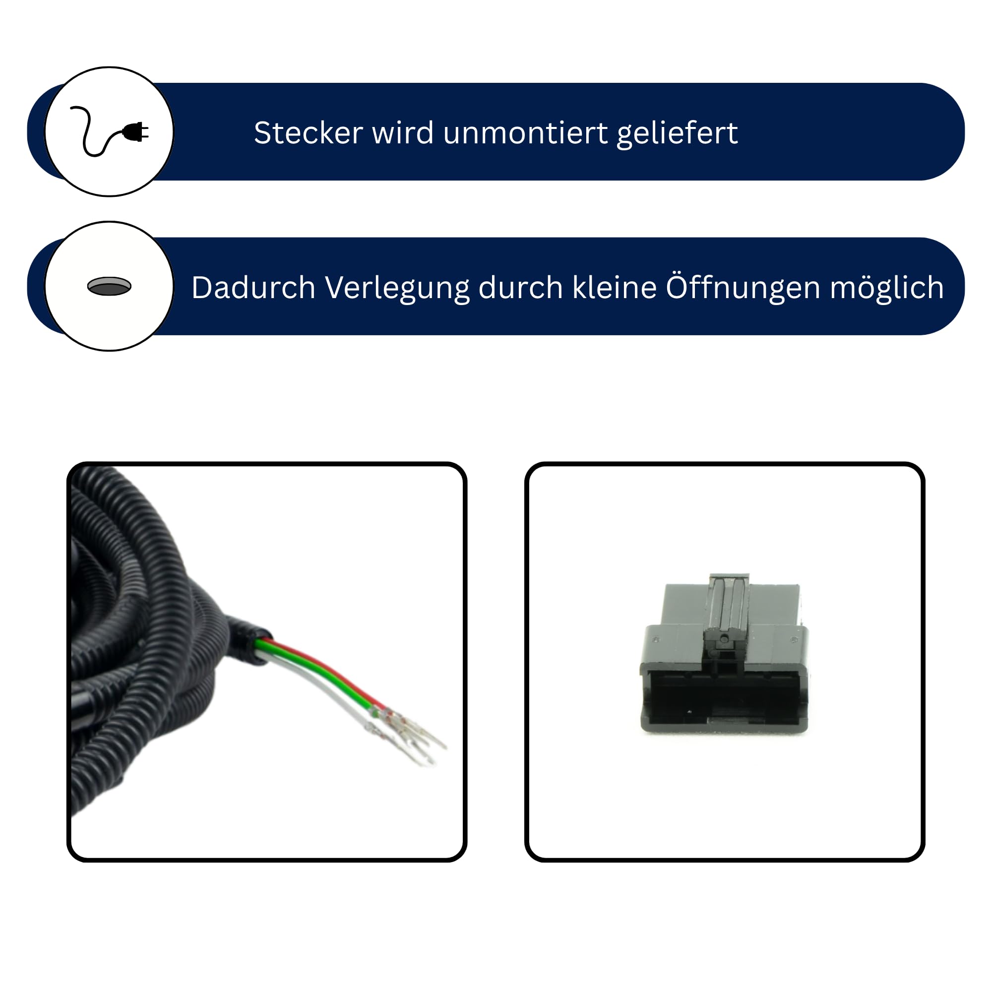 Autoterm Bedienteilkabel 7m 6-polig - längeres Kabel für Bedienpanel Regler Display – passend für Diesel-Standheizung Air 2D 4D 9D