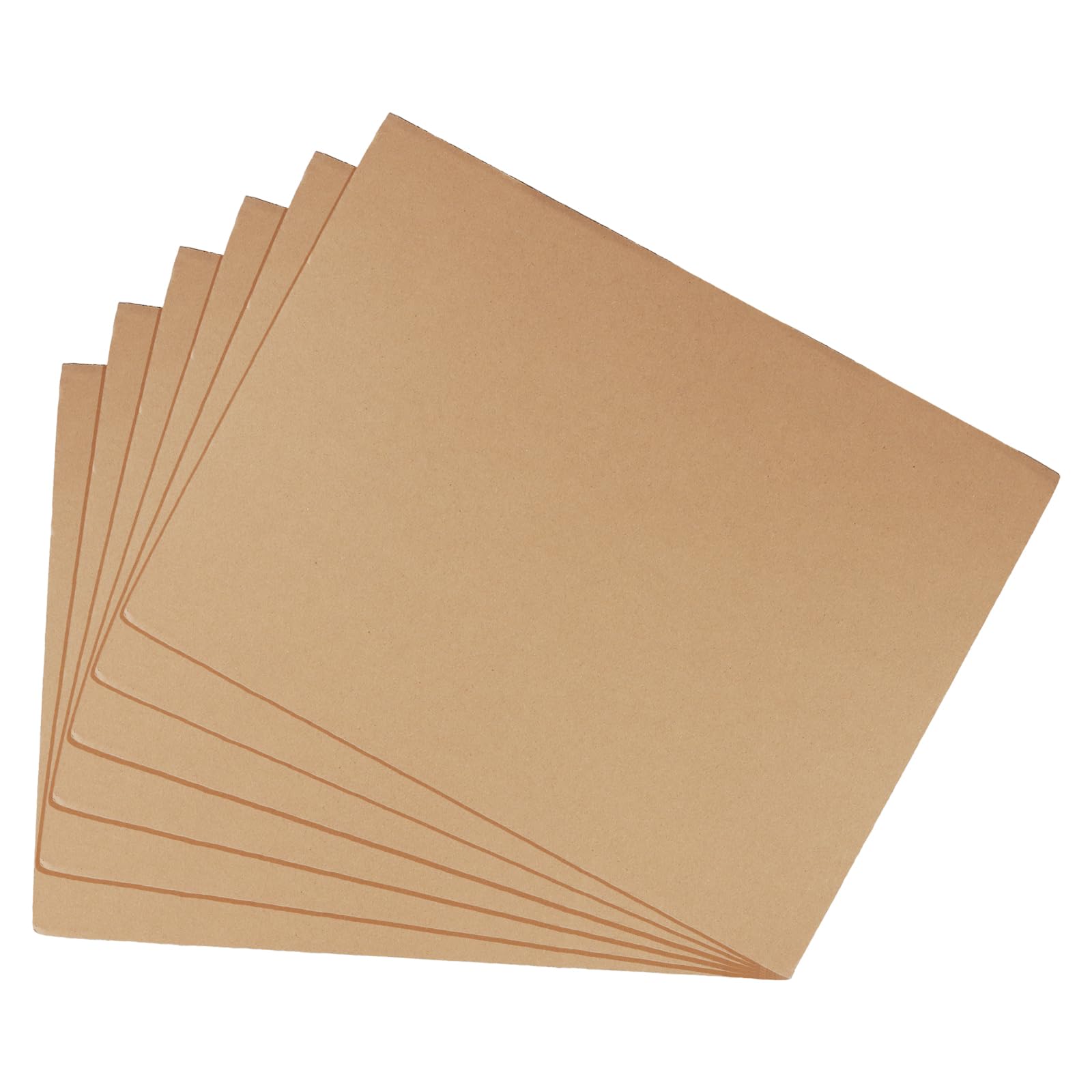 SOUJAP Lot de 50 feuilles de carton ondulé A3 de 3 mm d'épaisseur pour emballage, envoi, modélisation, loisirs créatifs, 30 x 40 cm