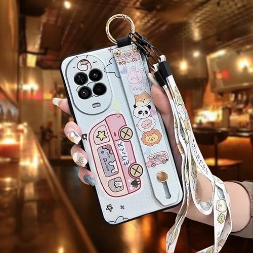 Phone Case Compatible with Huawei Nova14 Lite/Vitality Edition, Wristband Phone Holder Anti-dust Wrist Strap Dirt-resistant Shoc