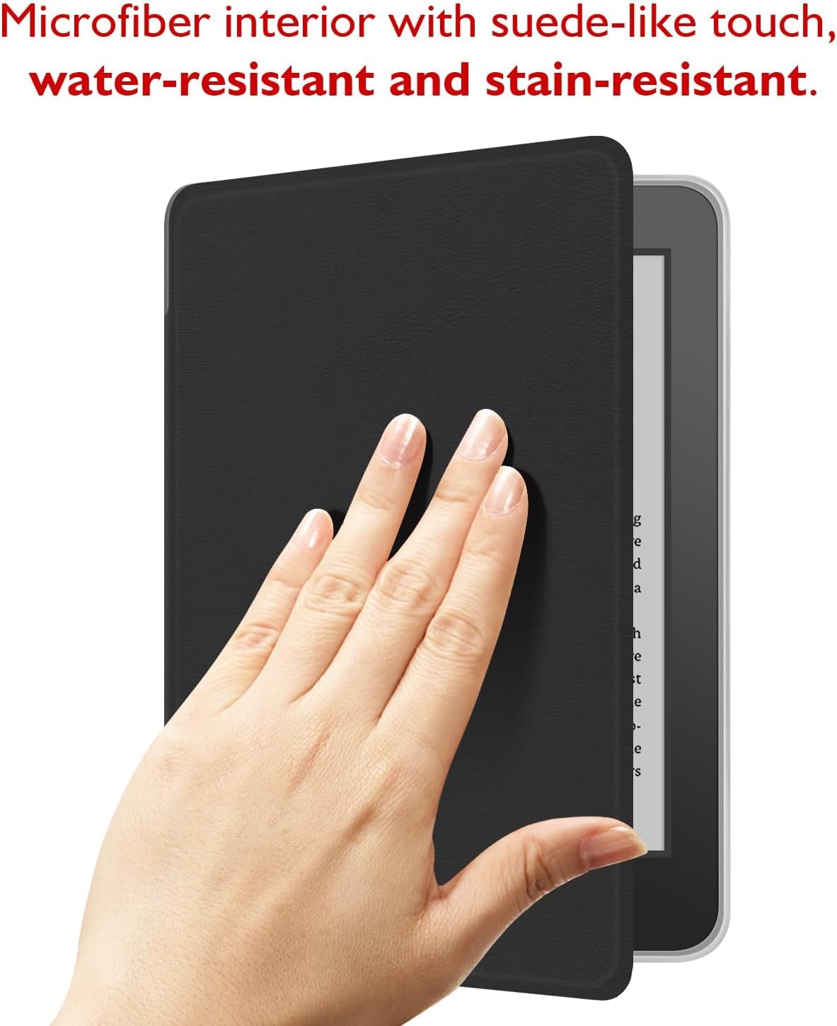 ERUNTO Custodia per Kindle Paperwhite 7" (2024) Signature Colorsoft Retro acrilico chiusura magnetica laccetto
