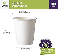 Vista 38 de CIAO! - Vaso para café con tapa de sorbo de cúpula negra, 10-24 onzas (90mm), 1000