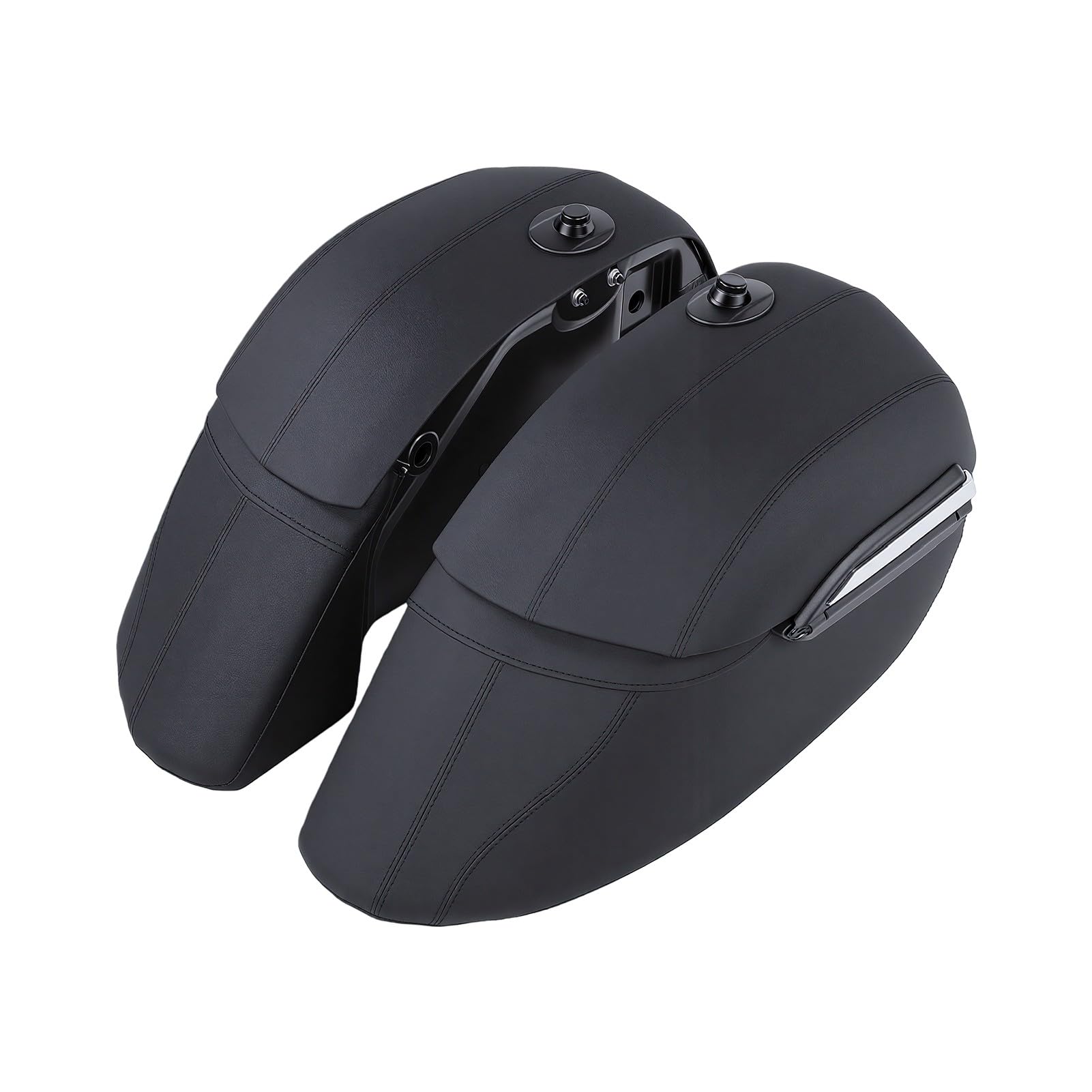 Bauletto Laterale Moto Rigido, Valigie Sella ABS Pelle Sintetica
