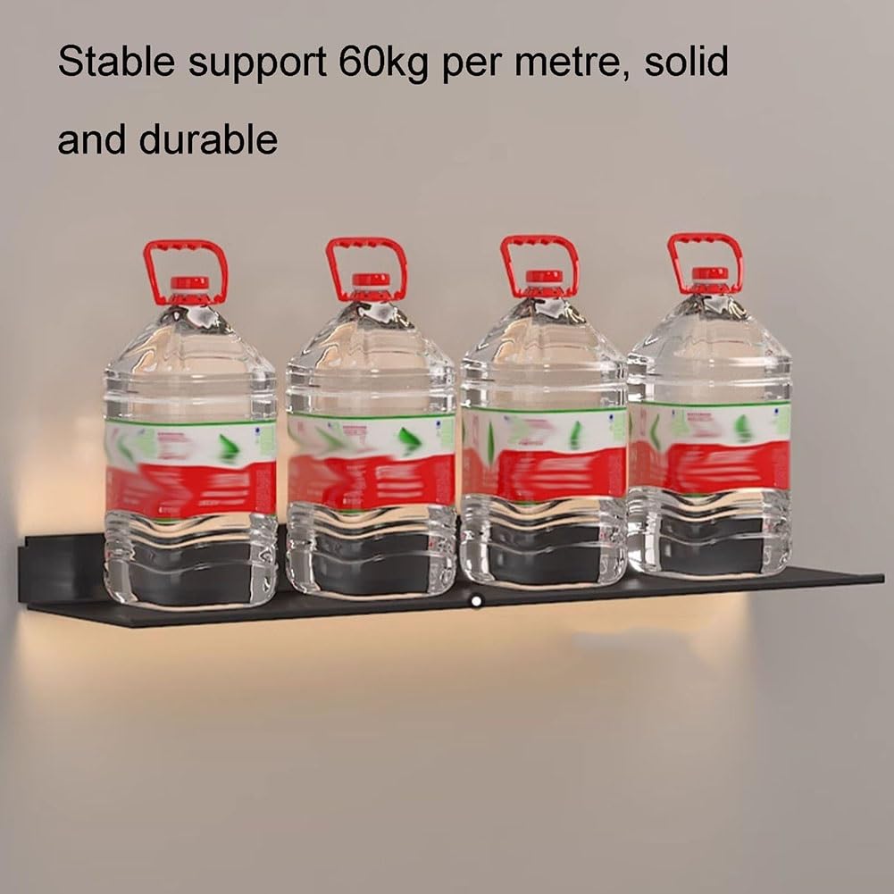 Moderni Mensole Galleggianti con Illuminazione A LED Ferro Metallo Parete Boohelf ry Detive Espositori Mensole per la Decorazione Domestica Creativo Partit Sto Sol