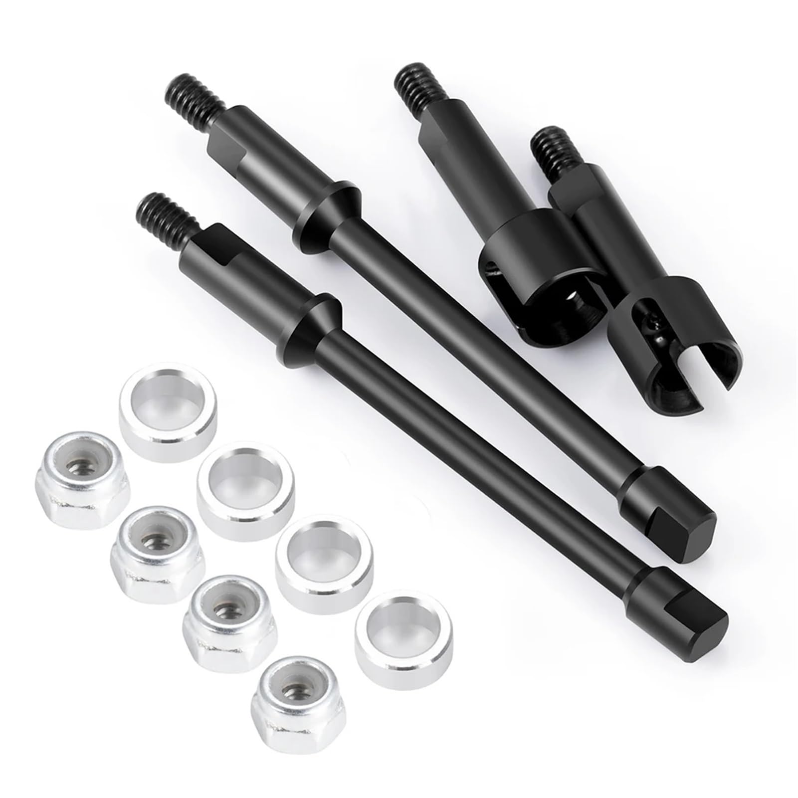 pour Axial SCX30 1/30 Pièces Rechange Décoratives Voitures RC Cardans CVD Avant Arrière en Acier Rallongés 2 4 Mm Modèles Réduits ModèLes RéDuits Rc