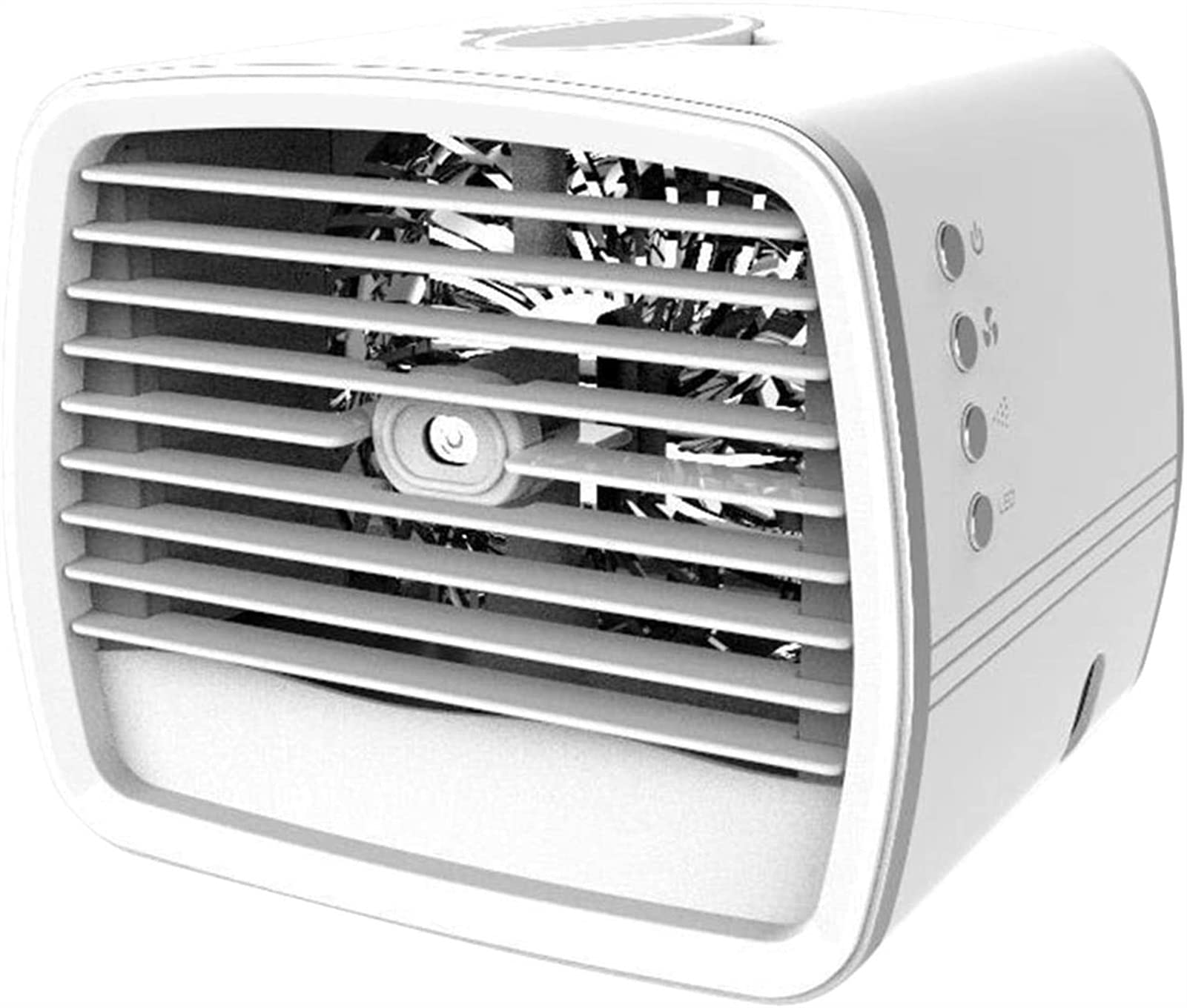 HXYSXHJUO Quiet Mini Conditioner Desk Cooling Fan for Home,Portable Air Cooler, Cooler Portable Condition with Handle,Led night light,Fo